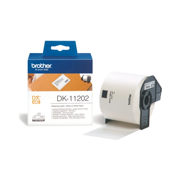 Brother DK-11202 標籤帶 白底黑字 62x100mm
