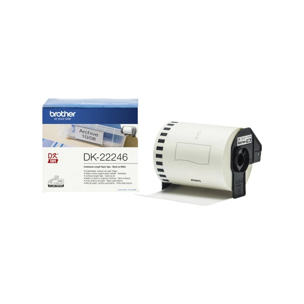 Brother DK-22246 標籤帶 白底黑字 103mm