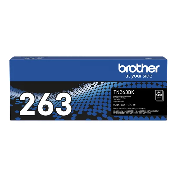 Brother TN-263BK 原廠黑色碳粉匣
