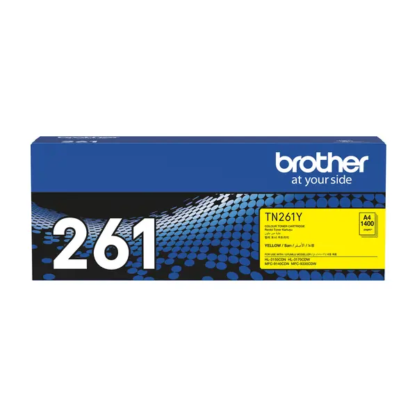 Brother TN-261 Y 黃色碳粉匣