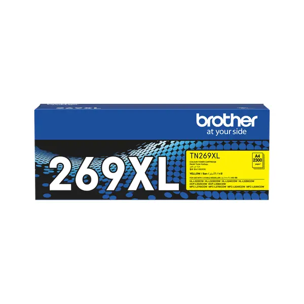 Brother TN269XLY 黃色碳粉匣